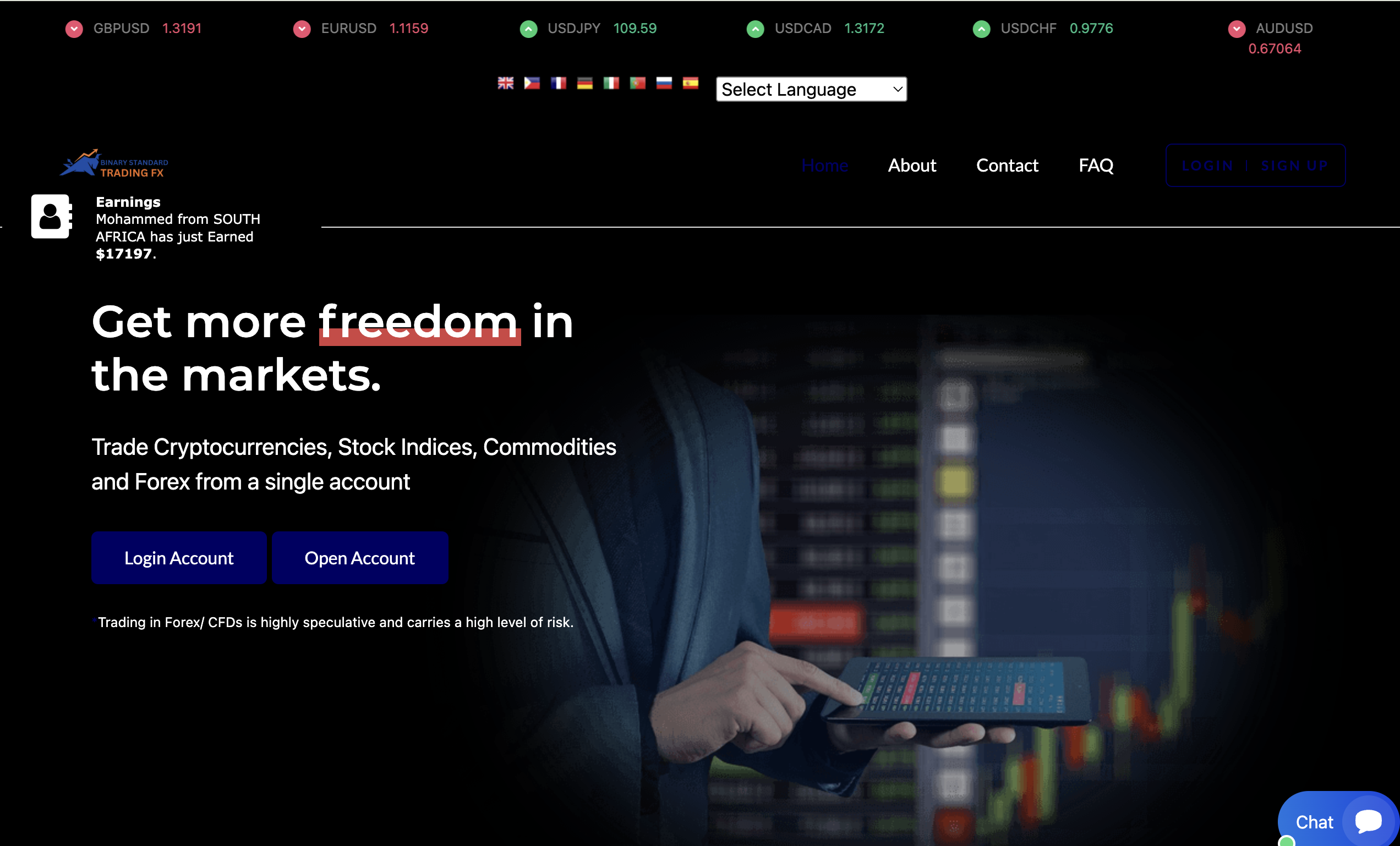 BinaryStandardTradingFX.org 